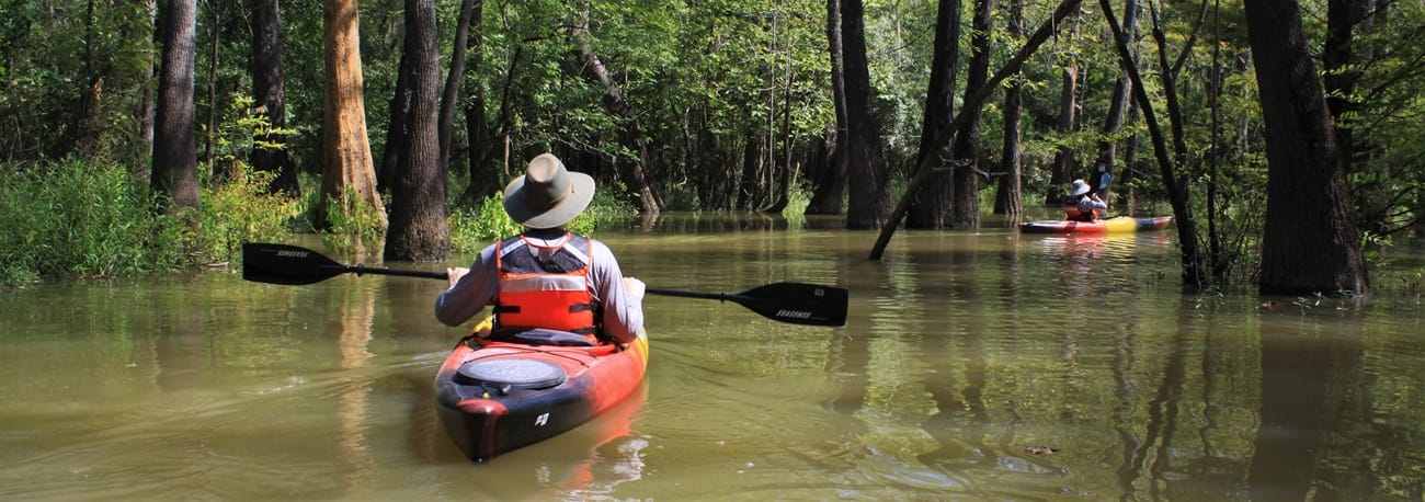 Pine Island Bayou Paddling Trail - Paddle through beautiful cypress-lined waterways in this Texas Parks & Wildlife designated paddling ...